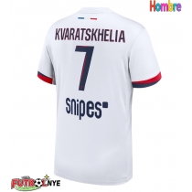 Camiseta Paris Saint-Germain Khvicha Kvaratskhelia #7 Visitante Equipación 2025-26 manga corta